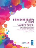 BEING LGBT IN ASIA: VIET NAM COUNTRY REPORT