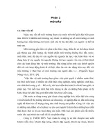 ĐỒ ÁN Đánh giá hiện trạng và các biện pháp giảm thiểu ô nhiễm môi trường nước của công ty TNHH MTV Vạn Xuân  Sông Công  Thái Nguyên