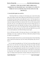 Phát triển chính sách marketing sản phẩm dệt may xuất khẩu của công ty TNHH sản xuất & thương mại Tân Bắc Đô sang thị trường EU