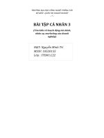 HOẠCH ĐỘNG MARKETING CỦA CÔNG TY BEELINE VIỆT NAM.