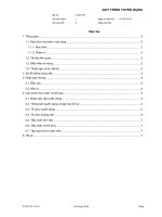 Quy trình tuyển dụng của công ty