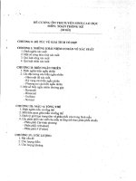 tài liệu tham khảo ôn thi đầu vào cao học toán thồng kê có bài giải