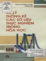 Xử lý thống kê các số liệu thực nghiệm trong hóa học