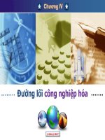 bài giảng đường lối công nghiệp hóa