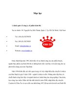 Chiến lược khác biệt hoá sản phẩm trong cạnh tranh của Kinh Đô