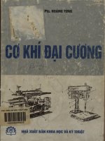 Giáo trình Cơ khí đại cương