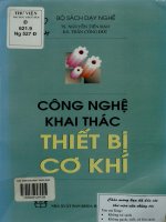 Công nghệ khai thác thiết bị cơ khí