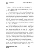 Phân tích và dự báo thống kê doanh thu tại công ty Cổ phần Dịch vụ Hàng không Thăng Long