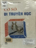 Giáo trình Cơ sở di truyền học