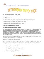 xét nghiệm di truyền y học