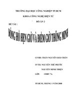 Đồng hồ hẹn giờ và đếm giờ thông minh