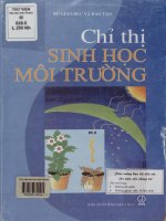 Chỉ thị sinh học môi trường