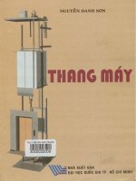 cấu tạo và thiết kế thang máy