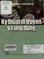 Kỹ thuật di truyền và ứng dụng