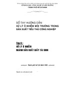 xử lý ô nhiễm ngành sản xuất giấy