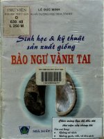 Sinh học và kỹ thuật sản xuất giống bào ngư vành tai