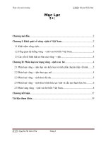 tiểu luận môn thủy văn môi trường