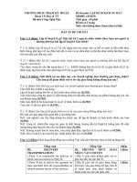 Đề thi môn Lập kế hoạch sản xuất may có đáp án