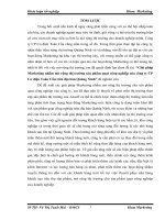 Giải pháp Marketing nhằm mở rộng thị trường sản phẩm quạt công nghiệp của công ty CP Cơ điện Toàn Cầu trên địa bàn Quảng Ninh