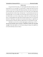 Kế toán bán mặt hàng camera tại công ty TNHH Đầu tư Phát triển Công nghệ An ninh