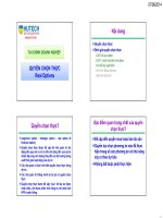 CHƯƠNG 4 QUYỀN CHỌN THỰC TCDN2