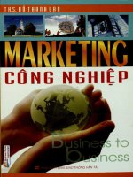 Giáo trình Marketing công nghiệp