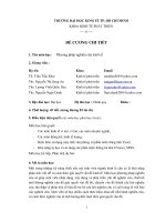 ĐỀ CƯƠNG CHI TIẾT Phương pháp nghiên cứu kinh tế