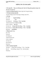 Nâng cao chất lượng môn Ngữ văn 9 bằng phương pháp sử dụng bản đồ tư duy trong dạy học