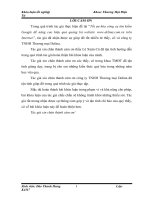 luận văn khoa thương mại điện tử Tối ưu hóa công cụ tìm kiếm Google để nâng cao hiệu quả quảng bá website www.delina.com.vn trên Internet.