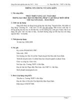 PHÁT TRIỂN NĂNG LỰC TOÁN HỌC TRONG DẠY HỌC MỘT SỐ PHƯƠNG PHÁP VÀ KĨ THUẬT ĐIỂN HÌNH TÌM NGUYÊN HÀM – TÍCH PHÂN