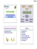 CHƯƠNG 1 CHI PHÍ SỬ DỤNG VỐN TCDN2