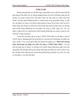 Phát triển chương trình Marketing sản phẩm cửa cuốn của công ty TNHH Thiên Minh