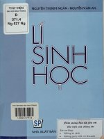 Giáo trình Lý sinh học