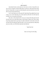 Giải pháp nâng cao chất lượng tín dụng hộ sản xuất của Ngân hàng Nông nghiệp và Phát triển Nông thôn huyện Lạng Giang