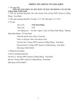 TÌM LỜI GIẢI CHO CÁC BÀI TOÁN VỀ DÃY SỐ TRONG CÁC KÌ THI CHỌN HỌC SINH GIỎI