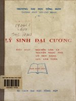 Giáo trình Lý sinh đại cương