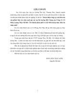 Hoàn thiện công cụ xúc tiến bán sản phẩm thức ăn chăn nuôi gia súc tại thị trường Bắc Giang của Công Ty Cổ Phần Lương Thực Hà Bắc- Chi nhánh phân phối và chế biến lương thực thức