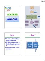 CHƯƠNG 7 ĐỊNH GIÁ CỔ PHIẾU TCDN1