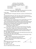 Bài thi liên môn Toán của học sinh THCS