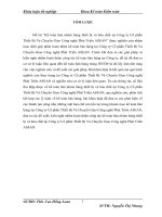 Kế toán bán nhóm hàng thiết bị và hóa chất tại Công ty Cổ phần Thiết Bị Và Chuyển Giao Công nghệ Phát Triển ASEAN