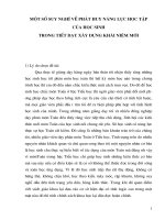 SKKN Tiểu học: Phát huy năng lực học tập của học sinh tiểu học