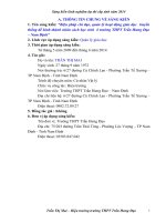 Biện pháp chỉ đạo, quản lý hoạt động giáo dục truyền thống để hình thành nhân cách học sinh ở trường THPT Trần Hưng Đạo – Nam Định