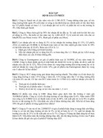 CHƯƠNG 7 BÀI TẬP ĐỊNH GIÁ CỔ PHIẾU TCDN1