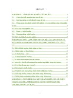 Giải pháp marketing nhằm thâm nhập thị trường sản phẩm thép xây dựng của công ty Cổ phần thép và vật tư công nghiệp trên địa bàn Hà Nội