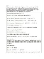 Tài liệu chuyên đề ôn thi giải toán trên máy casio