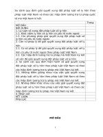 So sánh quy định giải quyết xung đột pháp luật về ly hôn theo pháp luật Việt Nam và theo các hiệp định tương trợ tư pháp quốc tế mà Việt Nam kí kết