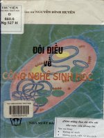 Đôi điều về công nghệ sinh học