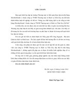 Nâng cao chất lượng dịch vụ ăn uống tại nhà hàng Moobeefsteak 1, công ty TNHH Thương mại và Dịch vụ Trần Gia, Hà Nội