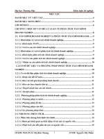 Phân tích tình hình tài chính của Công ty Cổ phần xây dựng Tiến Triển – Nam Định