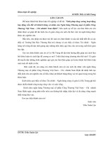 Giải pháp tăng cường hoạt động huy động vốn đối với khách hàng cá nhân của Ngân hàng Thương mại cổ phần Công Thương Việt Nam – Chi nhánh Nam Định